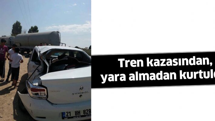 TREN KAZASINDAN, YARA ALMADAN KURTULDU!
