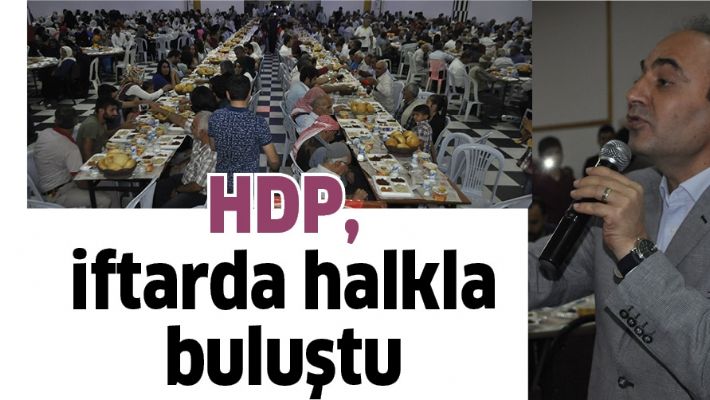HDP, İFTARDA HALKLA BULUŞTU