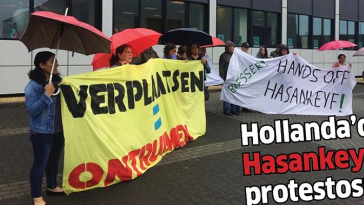 HOLLANDA’DA HASANKEYF PROTESTOSU…