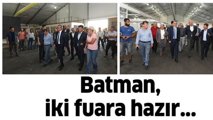 BATMAN, İKİ FUARA HAZIR...