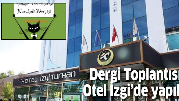 “Karakedi Dergi Çevresi” tanışma toplantısı, Hotel İzgi Turhan’da gerçekleşti.
