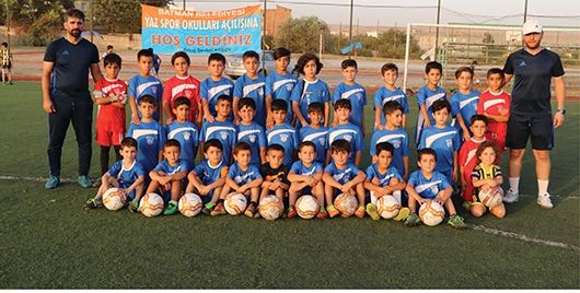 “Türk Futboluna sporcu yetiştiriyoruz”