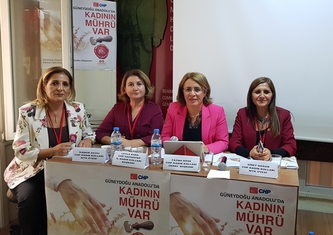 CHP Kadın Kolları Güneydoğu Anadolu Bölge Toplantısı düzenlendi