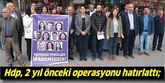 HDP, 2 YIL ÖNCEKİ OPERASYONU HATIRLATTI;