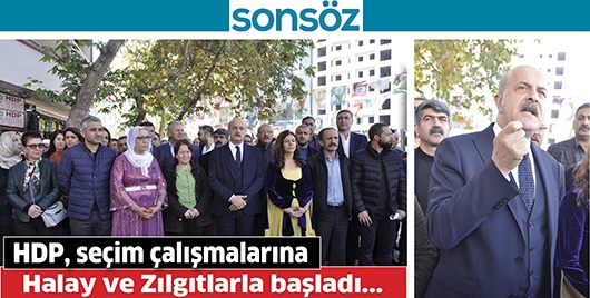 HDP, seçim çalışmalarına Halay ve Zılgıtlarla başladı…