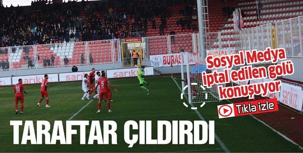 Batman Petrolspor'da Celal Aras'ın iptal edilen golü...
