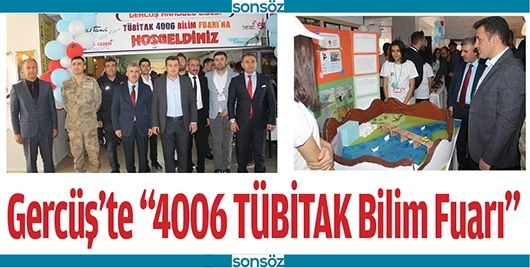 GERCÜŞ'TE "4006 TÜBİTAK BİLİM FUARI"