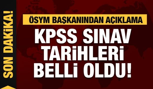 KPSS'NİN YAPILACAĞI TARİH BELLİ OLDU