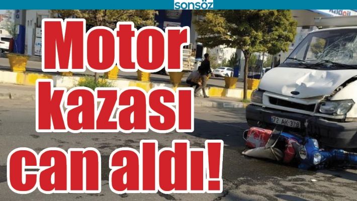 MOTOR KAZASI CAN ALDI!