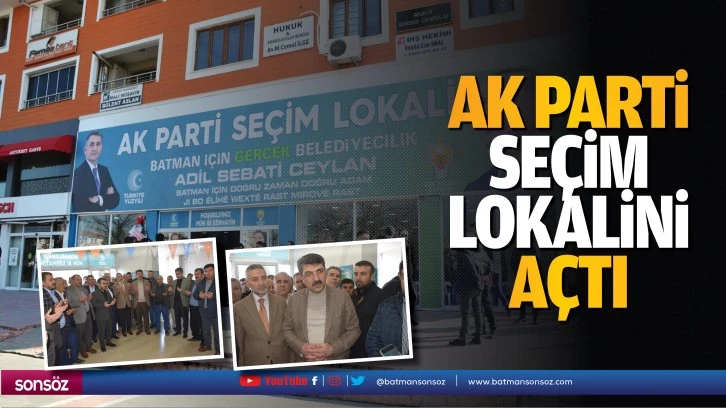 AK parti, seçim lokalini açtı