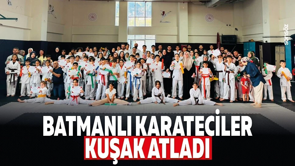 Batmanlı Karateciler, kuşak atladı