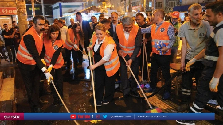 DBB Eş Başkanları temizlik kampanyasının startını verdi
