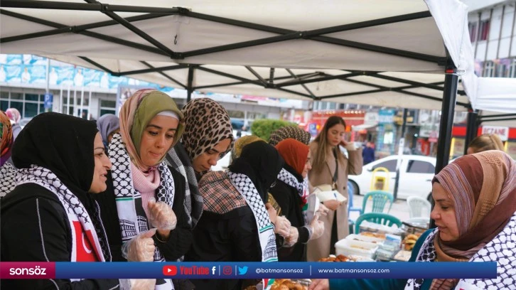 Diyarbakır’da Filistinliler için kermes