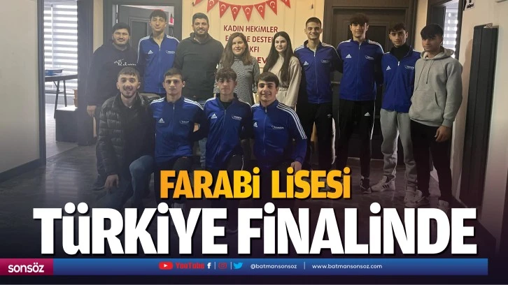 Farabi Lisesi, Türkiye Finalinde