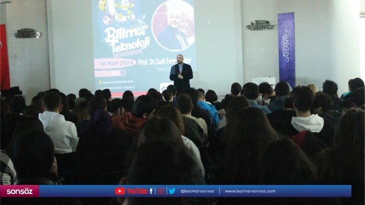 Gaziantep'te &quot;yapay zekanın geleceği&quot; konferansı düzenlendi