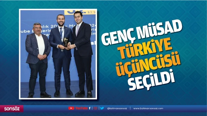 Genç MÜSAD, Türkiye üçüncüsü seçildi