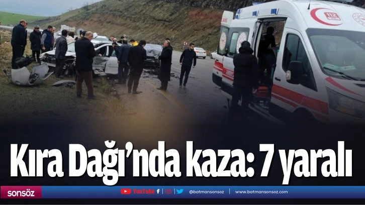 Kıra Dağı'nda kaza: 7 yaralı