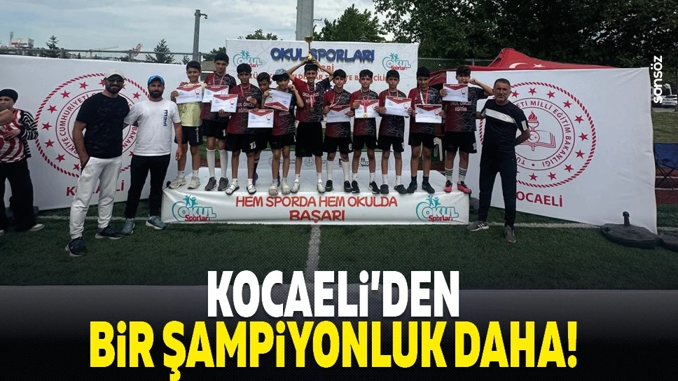Kocaeli’den bir şampiyonluk daha!