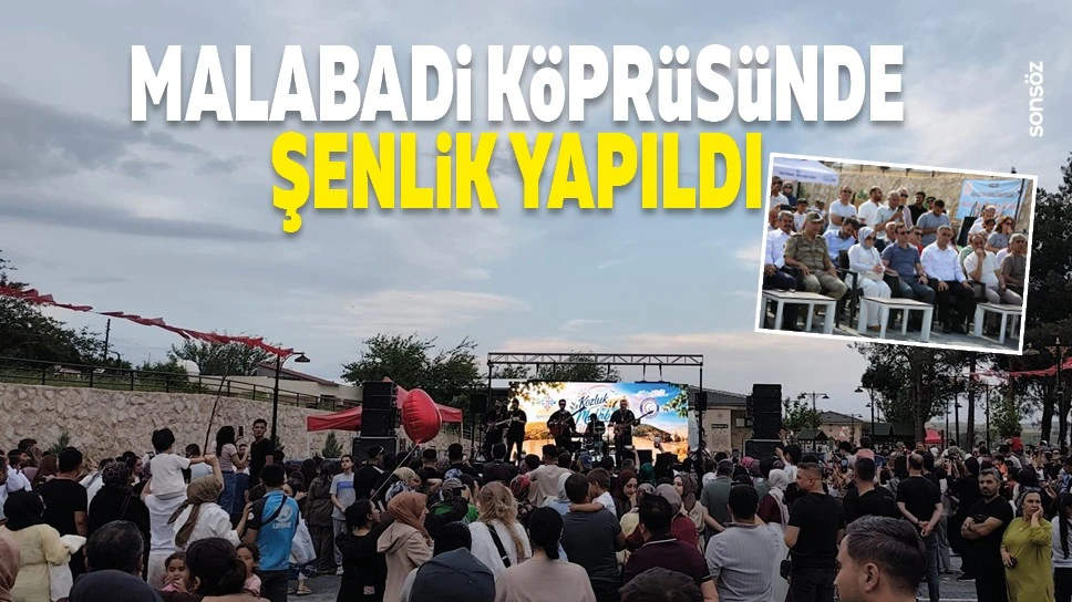 Malabadi Köprüsünde şenlik yapıldı