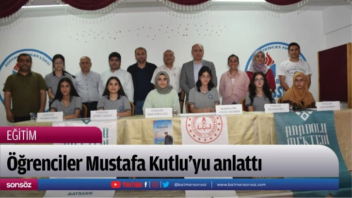 Öğrenciler Mustafa Kutlu’yu anlattı