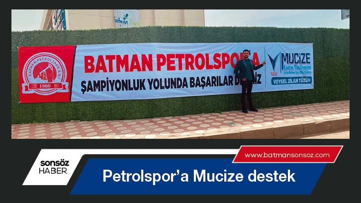 Petrolspor’a Mucize destek