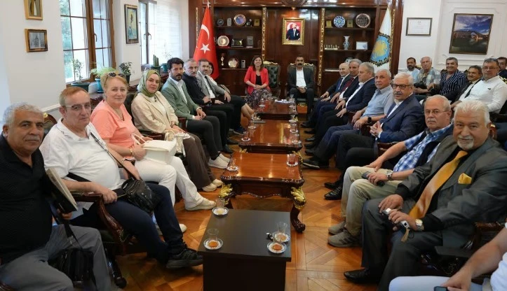 Uluslararası Basın Konfederasyonundan Eşbaşkanlara ziyaret