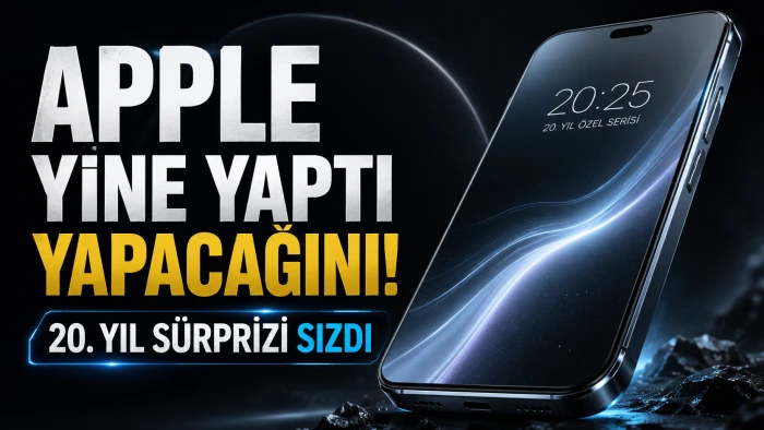 Apple&rsquo;ın 20. Yıl S&uuml;rprizi Sızdı: iPhone Tarihinde B&ouml;ylesi G&ouml;r&uuml;lmedi