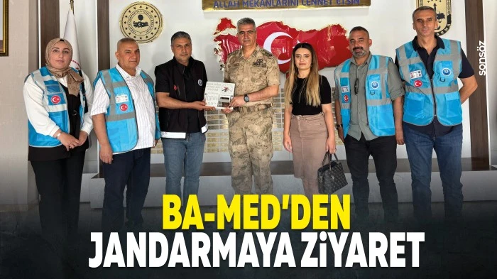 BA-MED&rsquo;den jandarmaya ziyaret