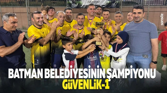 Batman Belediyesinin şampiyonu G&uuml;venlik-1