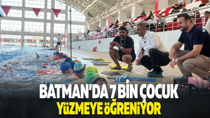 Batman&rsquo;da 7 bin &ccedil;ocuk, y&uuml;zmeye &ouml;ğreniyor