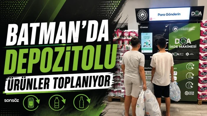 Batman&rsquo;da depozitolu &uuml;r&uuml;nler toplanıyor