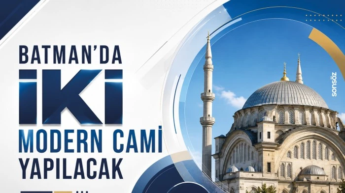 Batman&rsquo;da İki Modern Cami yapılacak