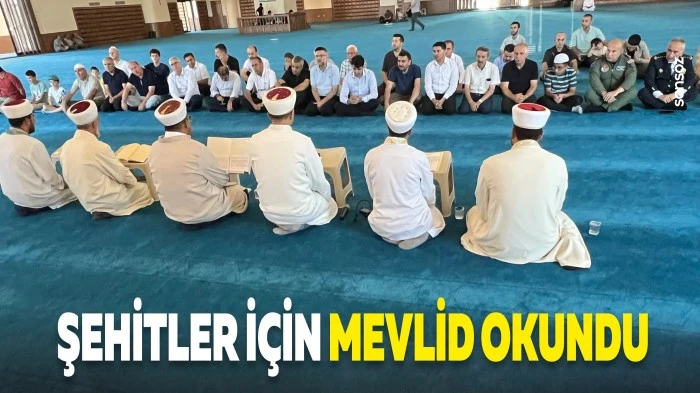 Batman&rsquo;da şehitler i&ccedil;in mevlid okundu