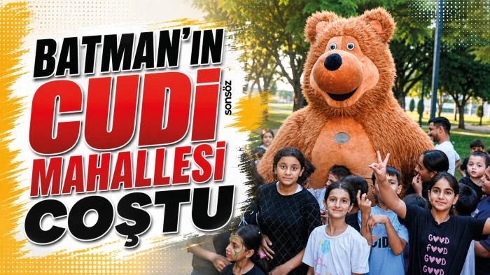 Batman&rsquo;ın Cudi Mahallesi coştu