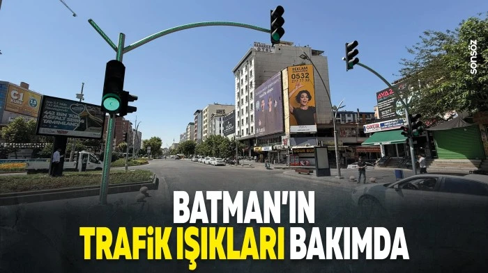 Batman&rsquo;ın trafik ışıkları bakımda