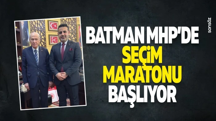 Batman MHP&rsquo;de se&ccedil;im maratonu başlıyor