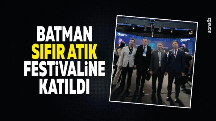 Batman, sıfır atık festivaline katıldı