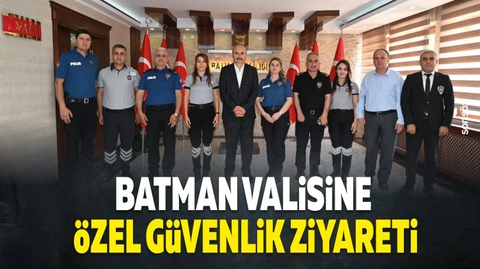 Batman Valisine &Ouml;zel G&uuml;venlik ziyareti