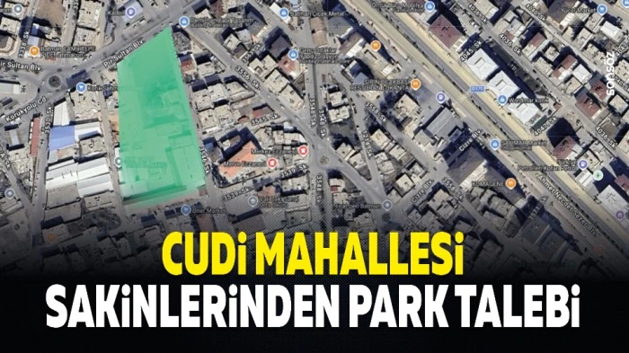 Cudi Mahallesi sakinlerinden park talebi