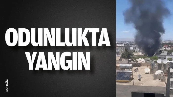 Depo ve odunlukta yangın