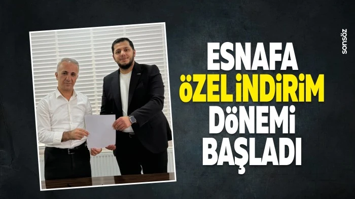 Esnafa &ouml;zel indirim d&ouml;nemi başladı