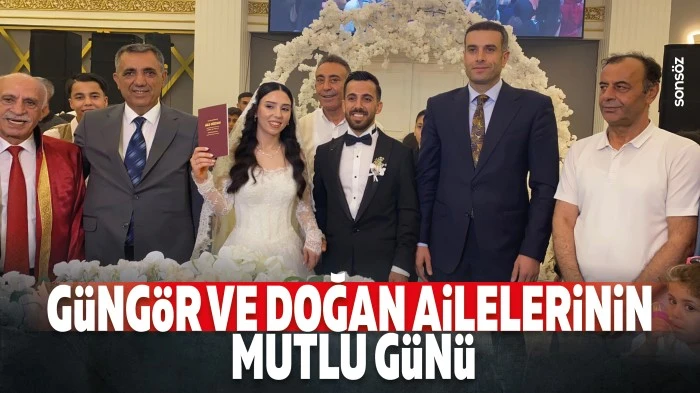 G&uuml;ng&ouml;r ve Doğan ailelerinin mutlu g&uuml;n&uuml;