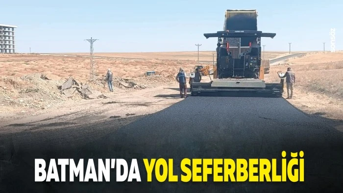 Batman&rsquo;da yol seferberliği: &nbsp;Fen Ekipleri sahada&hellip;