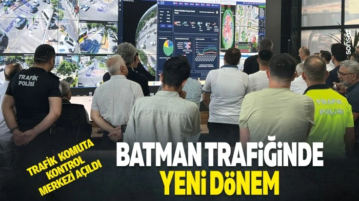Batman Trafiğinde yeni d&ouml;nem: &nbsp;Trafik Komuta Kontrol Merkezi a&ccedil;ıldı