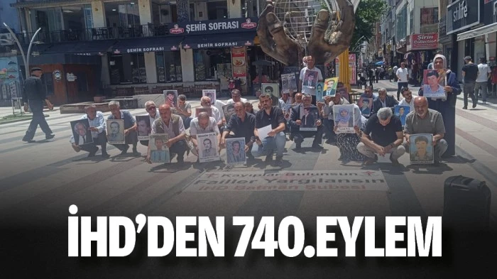 İHD&rsquo;den 740.eylem