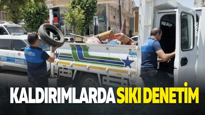 Kaldırımlarda sıkı denetim