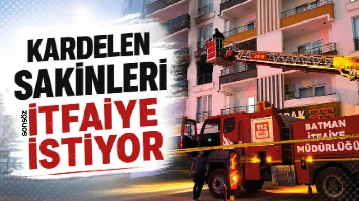 Kardelen Sakinleri itfaiye istiyor