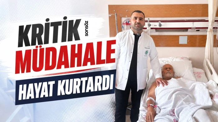 Kritik m&uuml;dahale hayat kurtardı