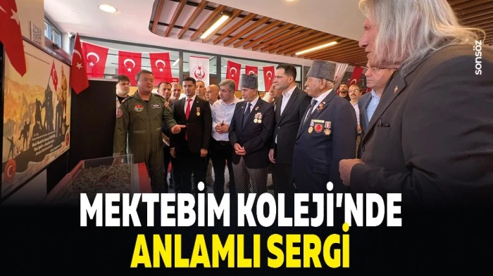 Mektebim Koleji&rsquo;nde anlamlı sergi