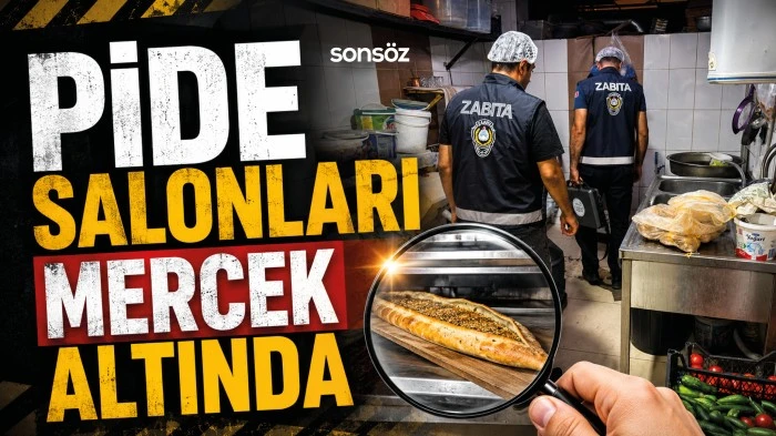 Pide salonları mercek altında